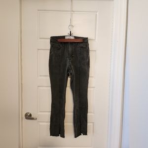 Hollister Curvy Ultra High Rise Skinny Spit Ankle Jean